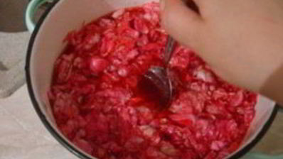 розовое варенье пятиминутка