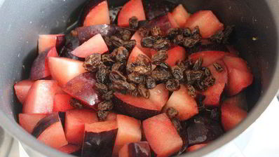 сливовый конфитюр с ромовым изюмом