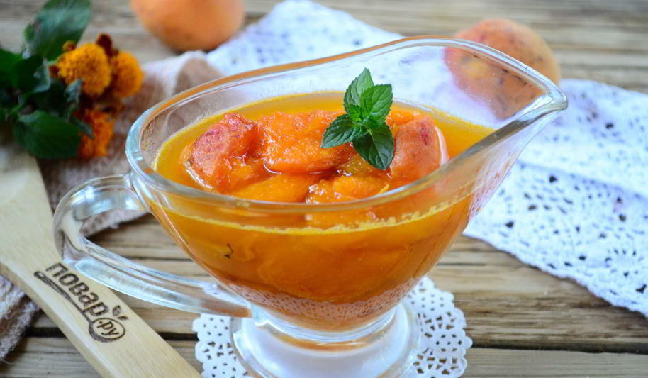 Рецепт варенья из абрикосов с курагой