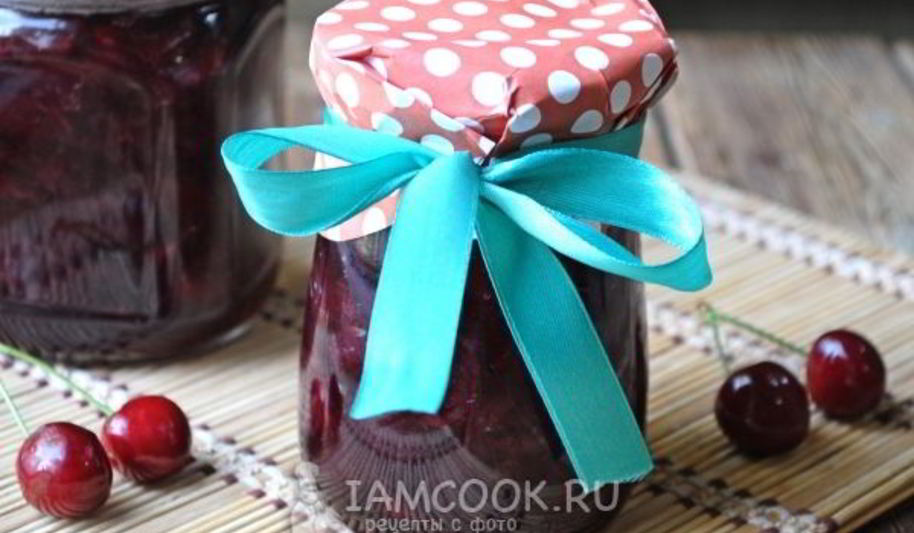 Рецепт варенья из черешни с желатином