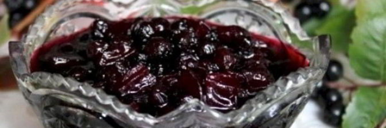 Варенье из черноплодной рябины и яблок