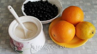 варенье из черноплодной рябины с цитрусовыми