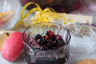 Варенье из черноплодной рябины с яблоками