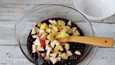 варенье из черноплодной рябины с яблоками