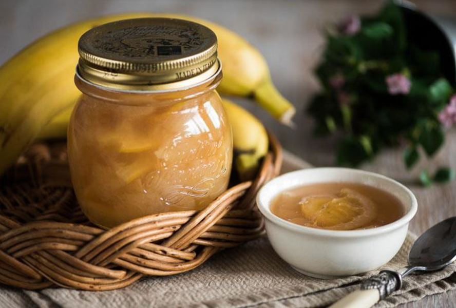 Варенье из дыни с бананами