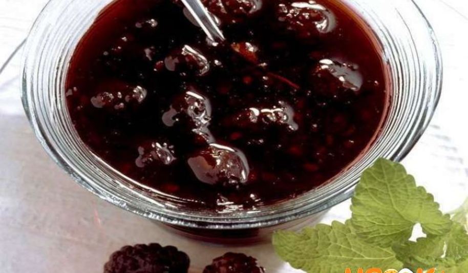 Рецепт варенья из ежевики с яблоками