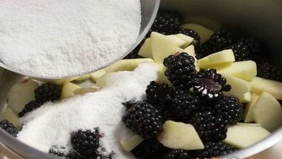 варенье из ежевики с яблоками