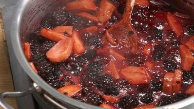варенье из ежевики с яблоками