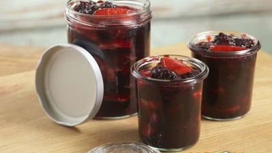 варенье из ежевики с яблоками