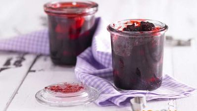 варенье из ежевики с яблоками