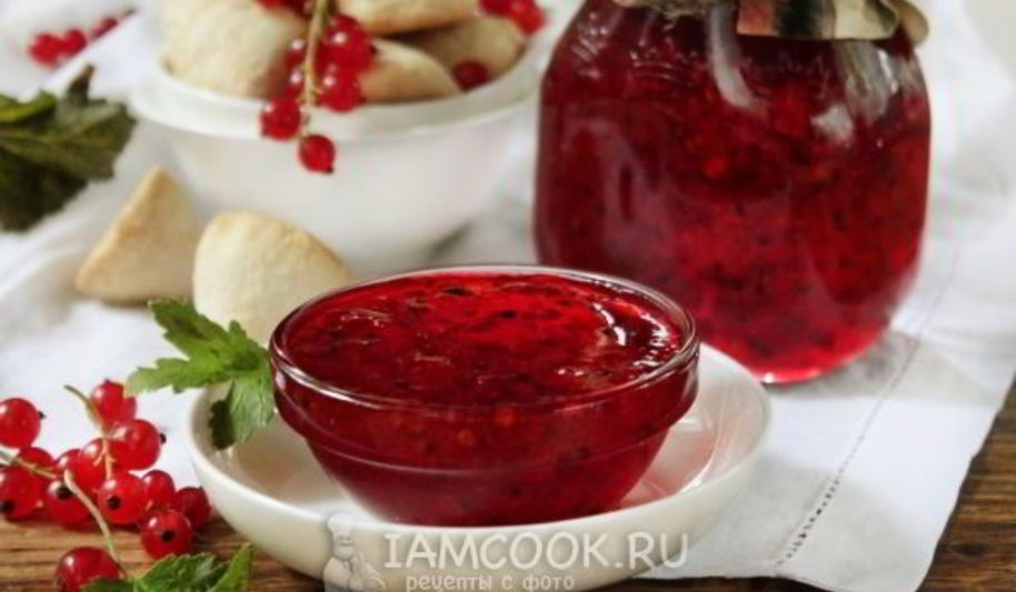 Рецепт варенья из красной смородины 5-минутка