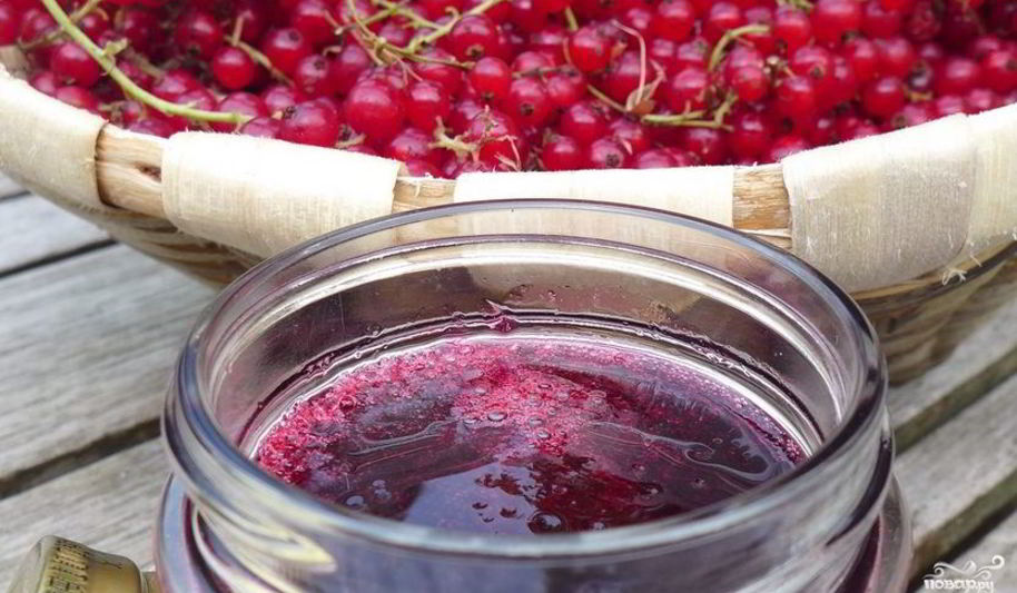 Рецепт варенья из красной смородины на зиму
