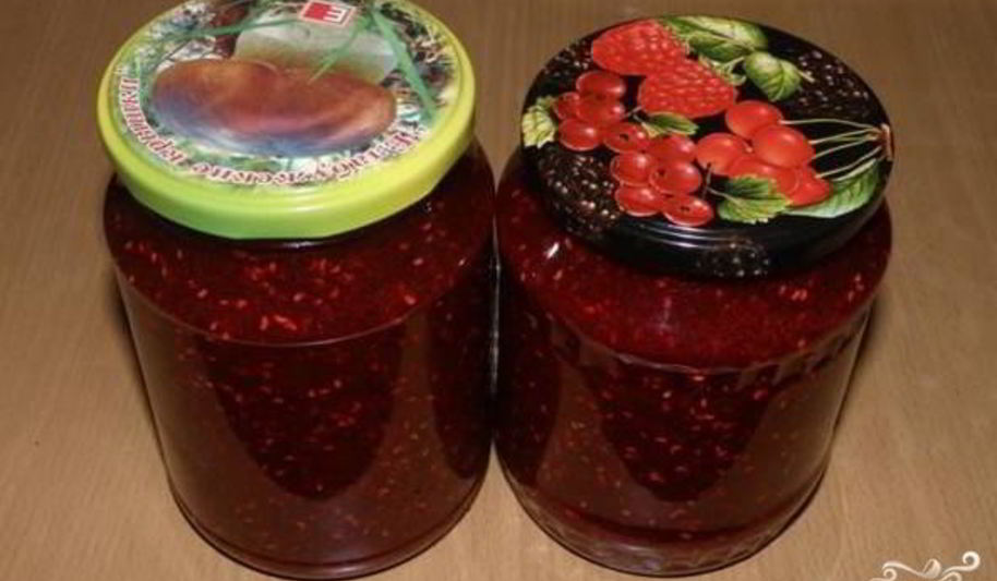 Рецепт варенья из малины без варки