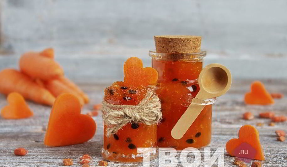 Рецепт варенья из моркови