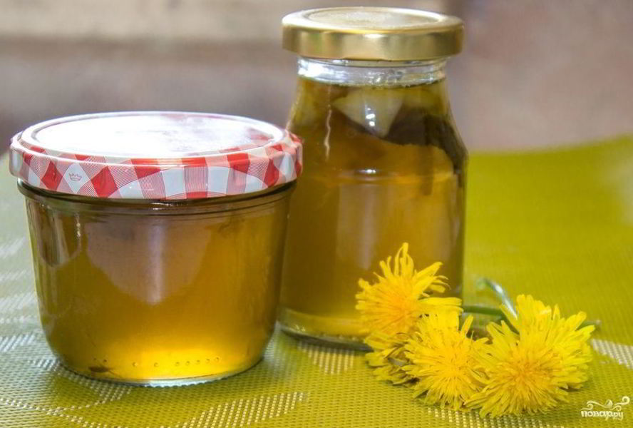 Варенье из одуванчиков и яблок