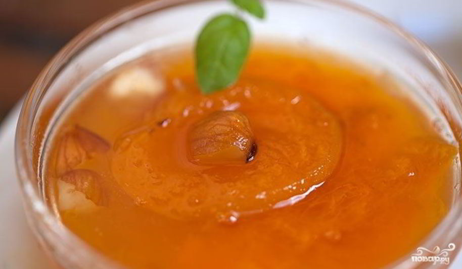 Рецепт варенья из персиков без варки