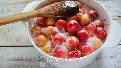 варенье из ранеток целиком