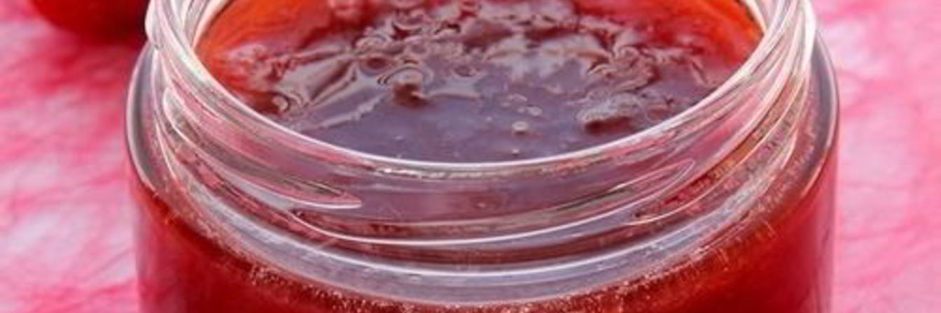 Варенье из ревеня и клубники