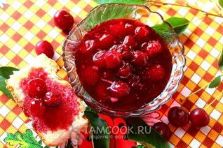 Варенье из вишни с косточками