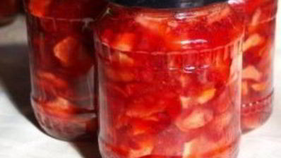 варенье из яблок с брусникой