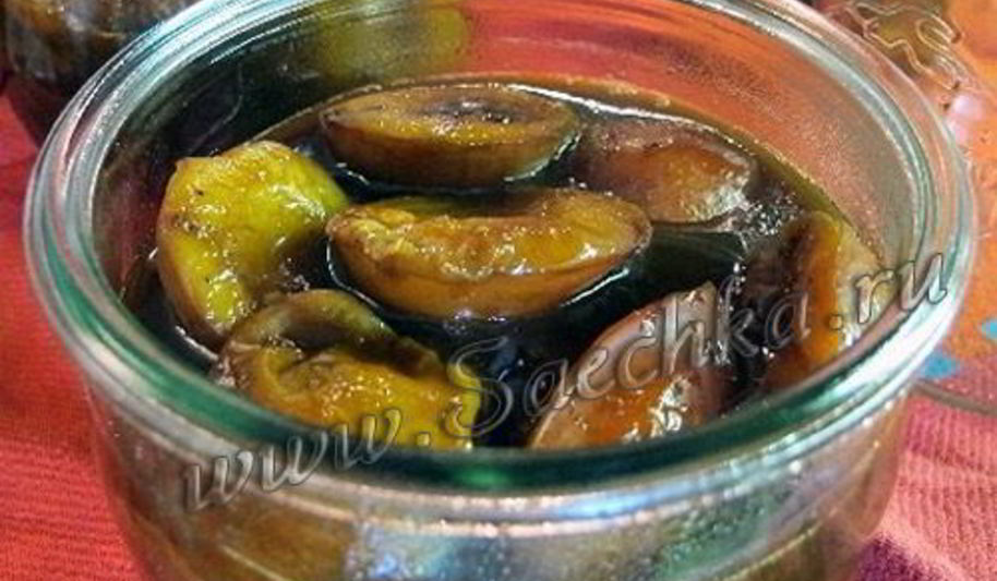 Рецепт варенья из желтой сливы