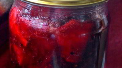 варенье яблочно-ежевичное с лимонными корочками