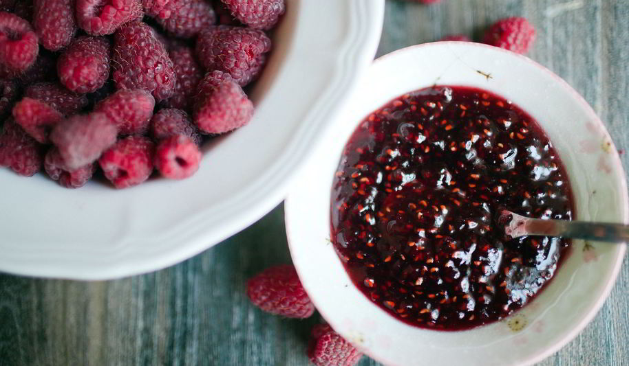 Рецепт вкусного малинового варенья