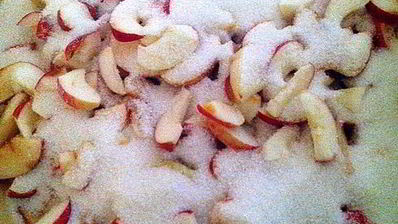 яблочное варенье с миндалем