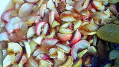 яблочное варенье с миндалем