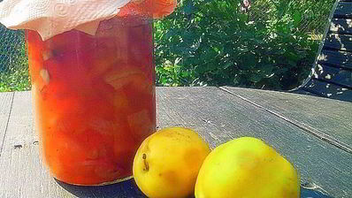 яблочное варенье с миндалем