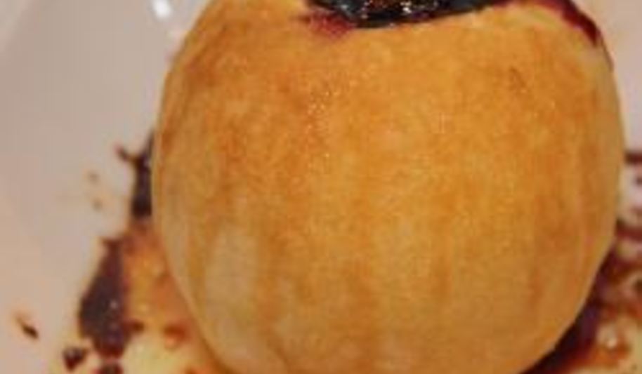 Рецепт запеченных яблок с вареньем