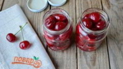 вишня без сахара на зиму