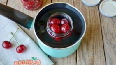 вишня без сахара на зиму