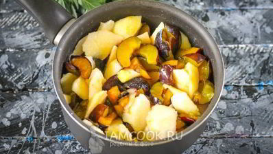 яблочно-сливовое пюре на зиму