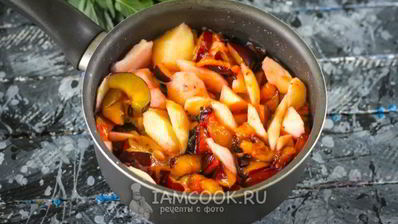 яблочно-сливовое пюре на зиму