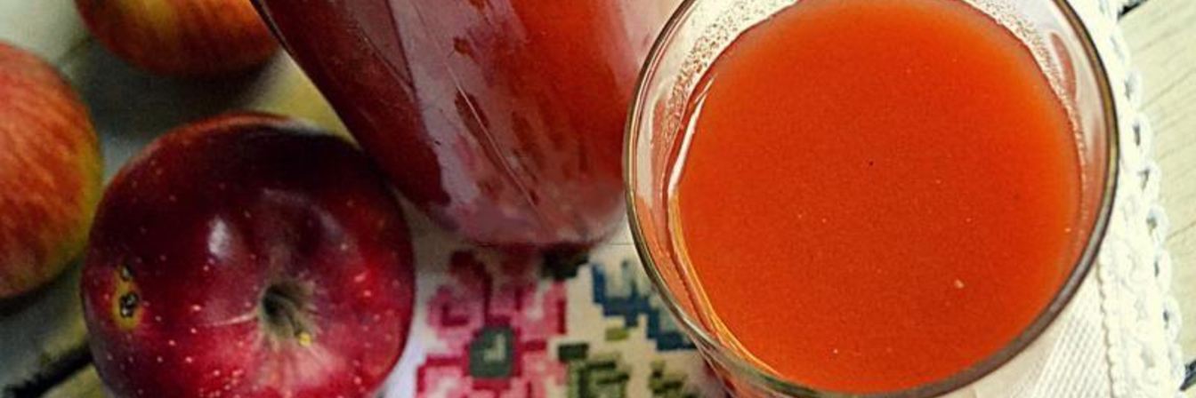 Яблочно томатный сок на зиму