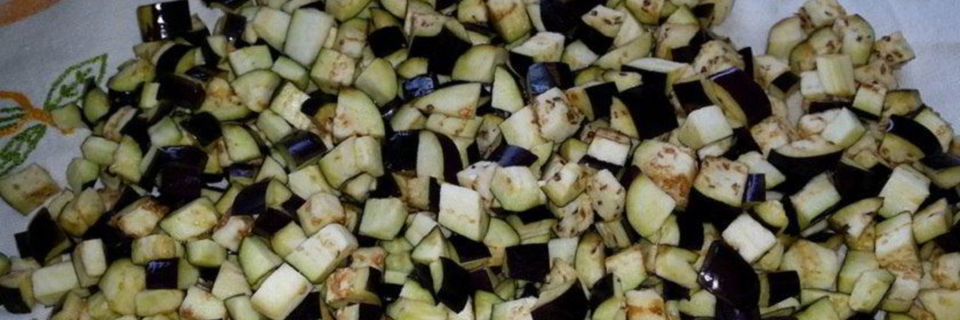 Заготовка для баклажанной икры