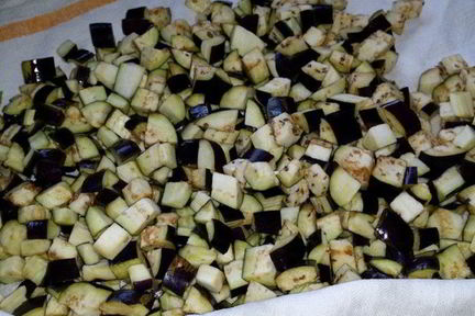 Заготовка для баклажанной икры