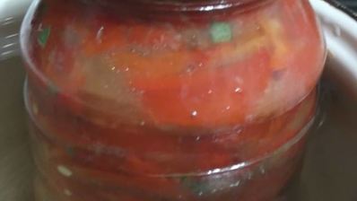 заготовка запеченного перца на зиму