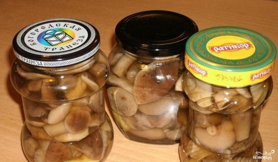 Рецепт закатки грибов на зиму
