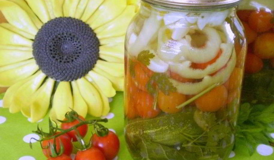 Рецепт закатки овощей на зиму