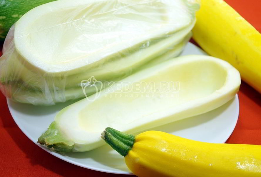 Заморозка кабачков Лодочки