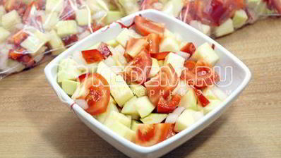 заморозка кабачков с овощами на зиму