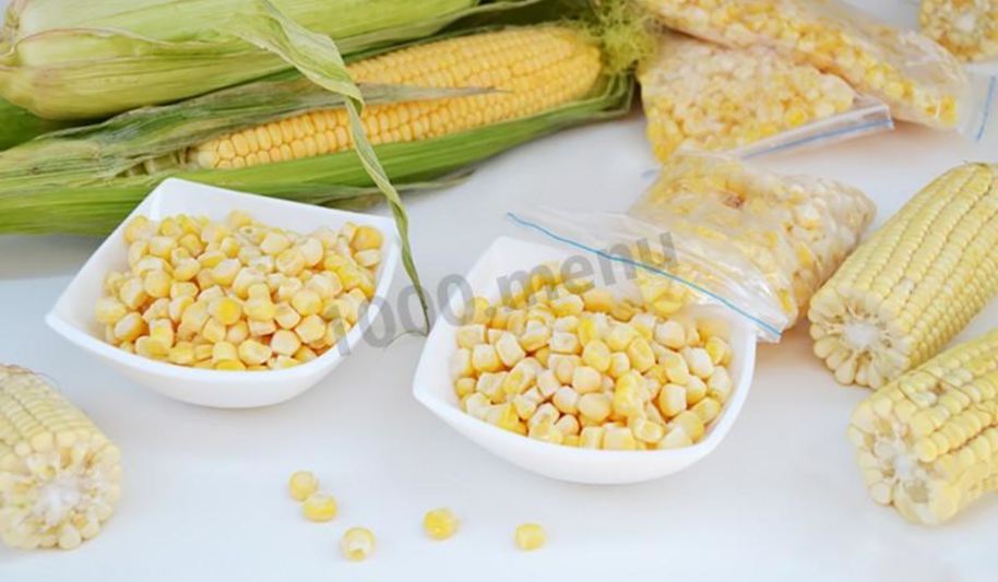 Рецепт заморозки кукурузы на зиму зернами