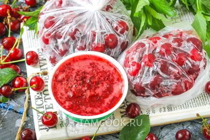 Заморозка вишни на зиму