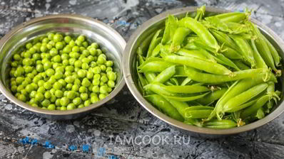 заморозка зеленого горошка на зиму
