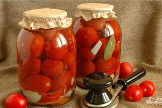 Засолка помидоров с луком на зиму