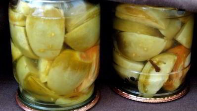 зеленые помидоры на зиму