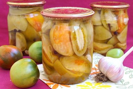 Зеленые помидоры пальчики оближешь на зиму дольками