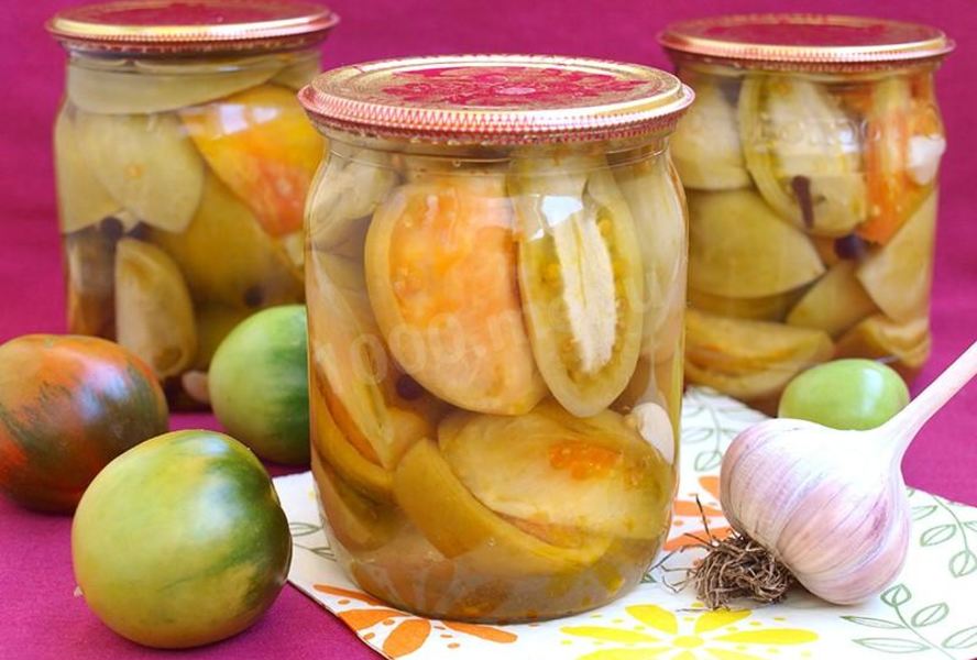 Зеленые помидоры пальчики оближешь на зиму дольками